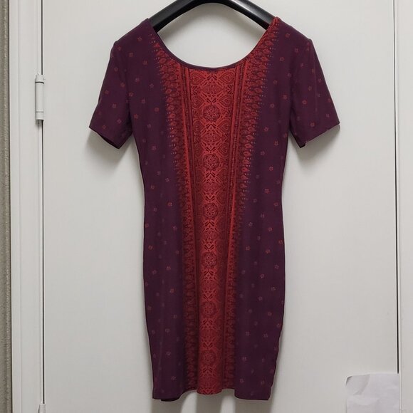 Mudd Womens Dress Bodycon Size XL Boho Stretch NWT - Picture 9 of 15